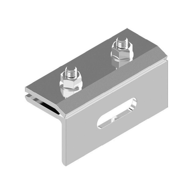 MORSETTI/GANCI PER LAMIERA AGGRAFFATA