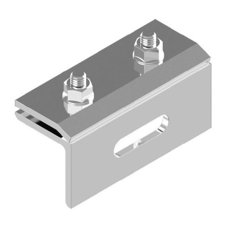 MORSETTI/GANCI PER LAMIERA AGGRAFFATA